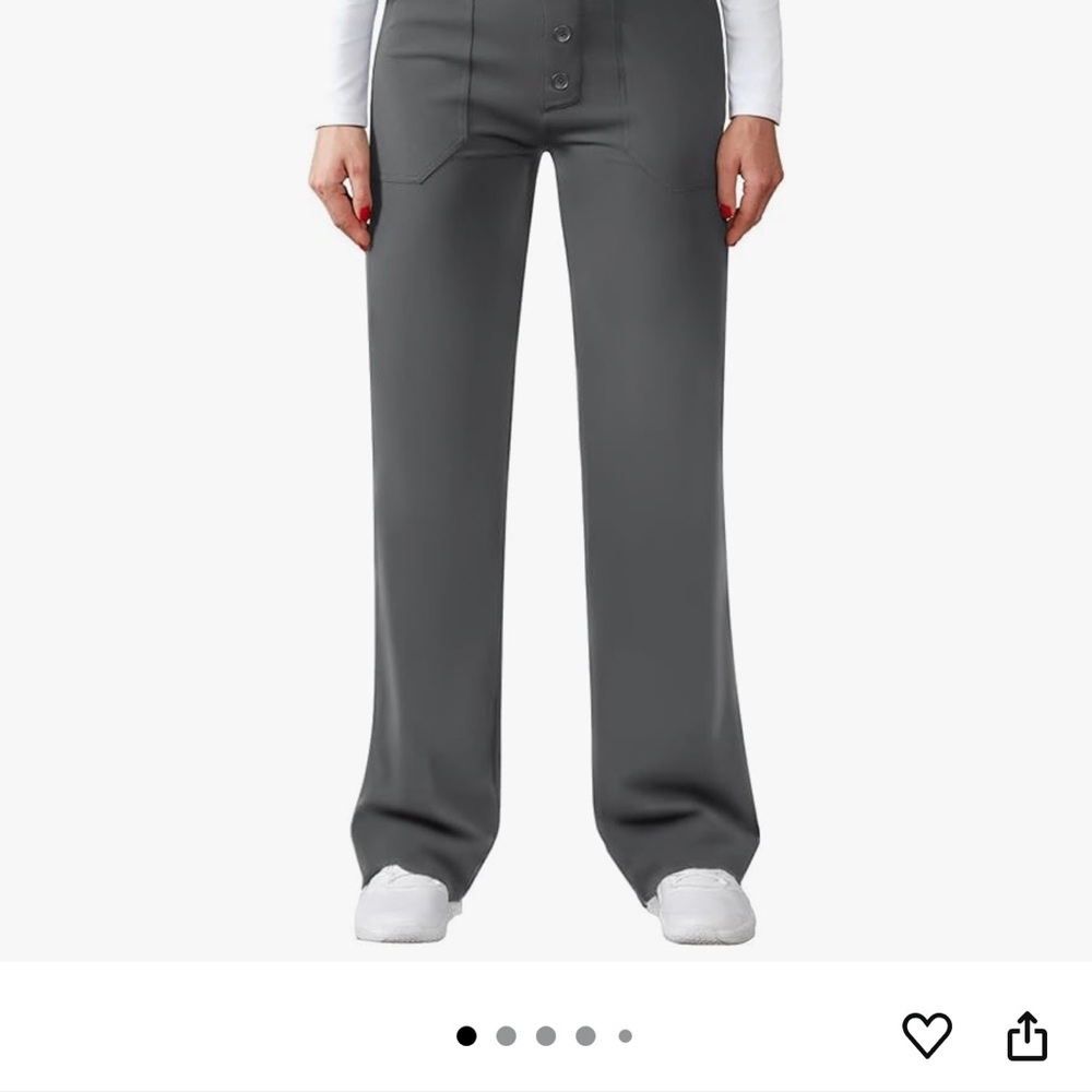 Women's Gray Wide Leg Pants